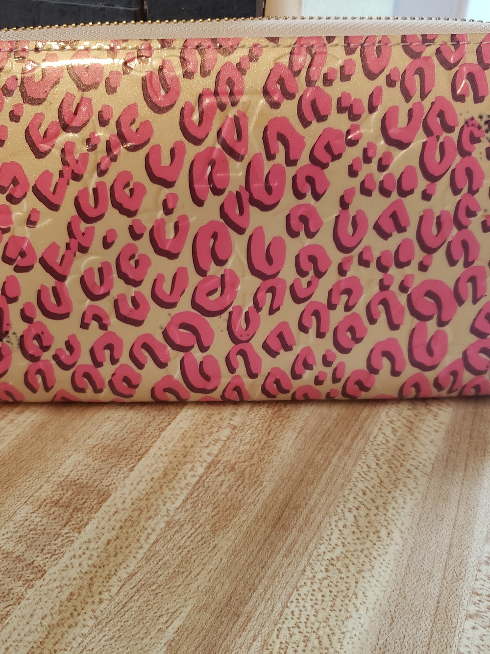 Louis Vuitton Pink Leopard Print × Steven Sprouse Collab Long Wallet - Picture 4 of 7